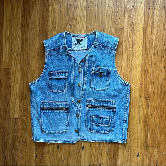 Vintage denim vest - Picture 2 of 3